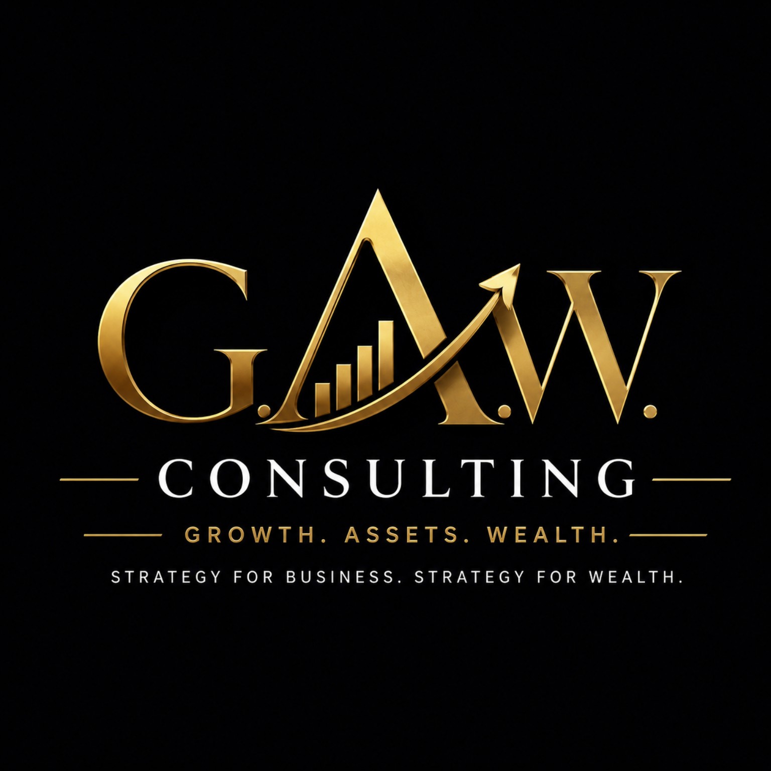 G.A.W. Consulting gold logo
